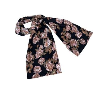 🖤MASAI Black Wood Rose Scarf🖤